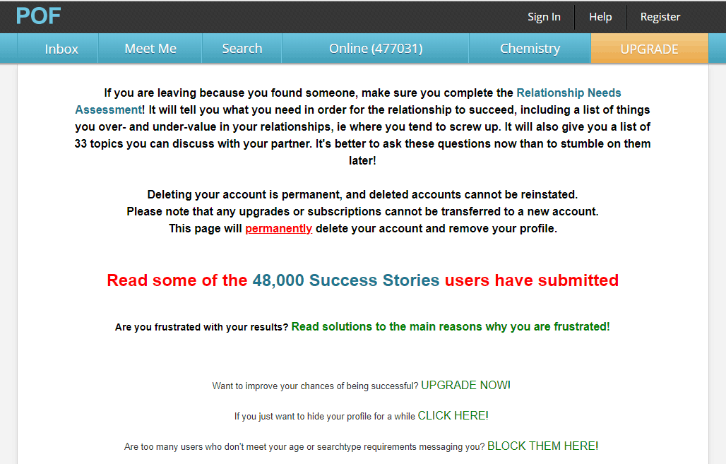 How to Delete POF Account? Schemaninja