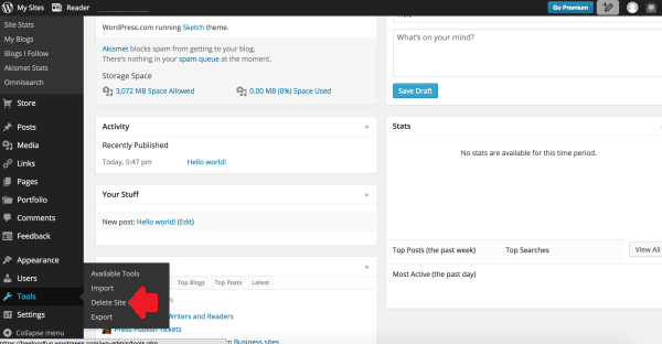 How-to-Delete-a-Wordpress-Blog