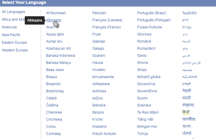 How-to-change-language-on-facebook