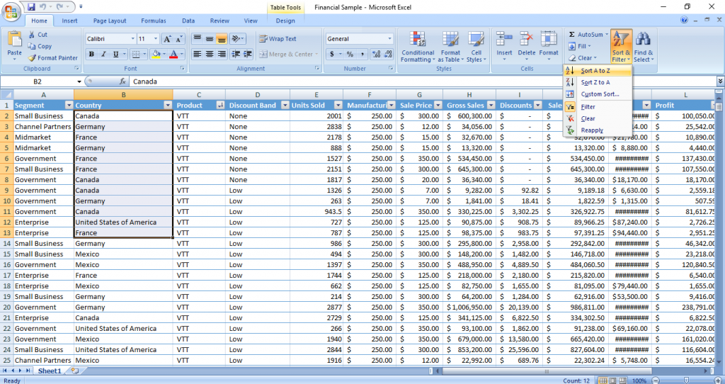 Desv estandar excel