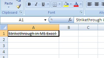 how-to-put-line-through-text-in-excel