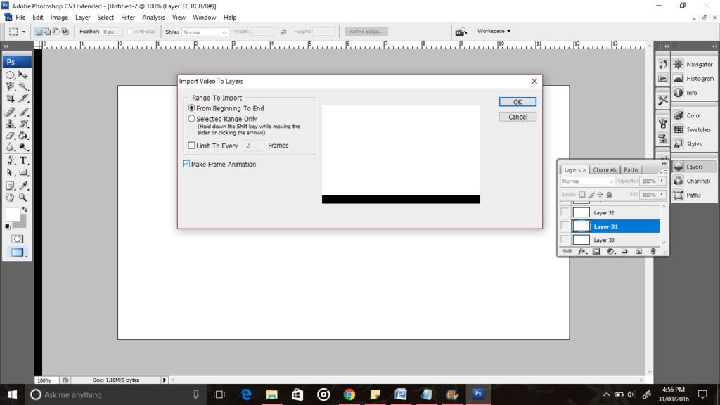 animating in photoshop
