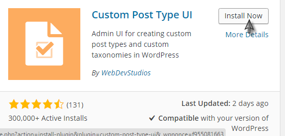 wordpress custom post type fields