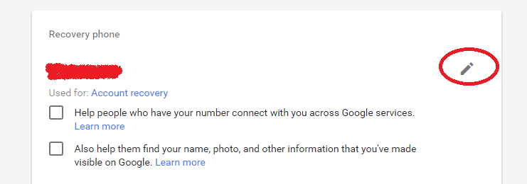 Как изменить номер мобильного телефона в Gmail