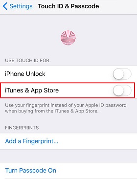 How to set up Touch ID fingerprint scanner