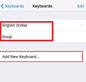 How to change keyboard in iOs