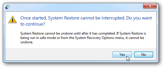 How to perform a system restore for Windows 7