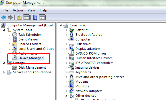 How To Update Drivers windows 7