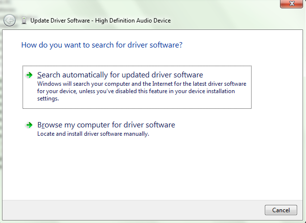 windows 7 driver updates