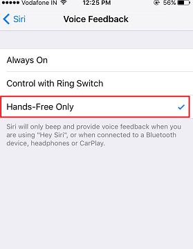 How to turn off voice over