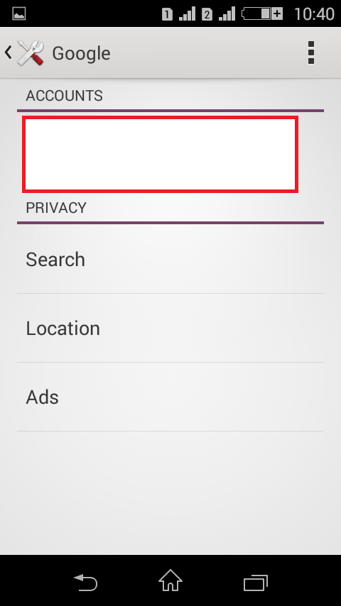 How to change the primary Gmail Account of an Android Device