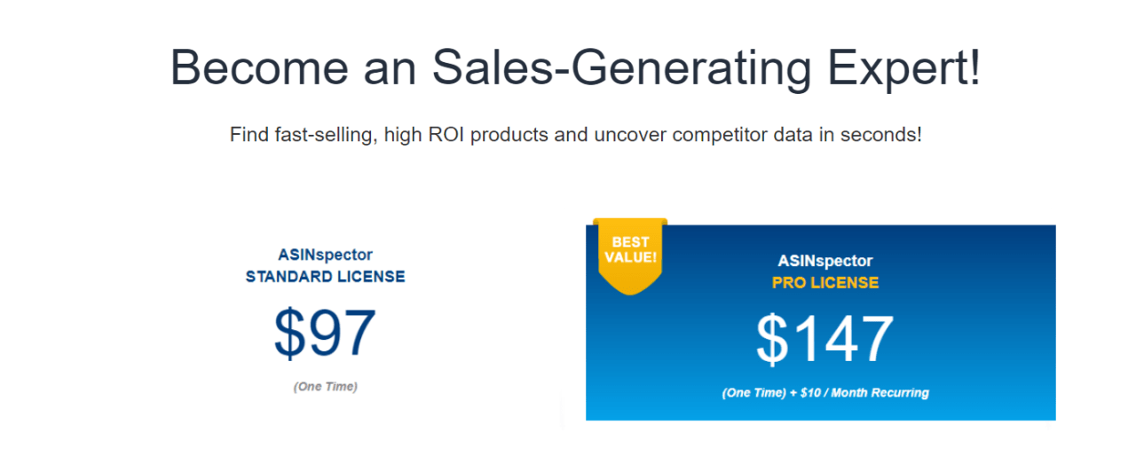 ASINspector-Review-Pricing-Plans
