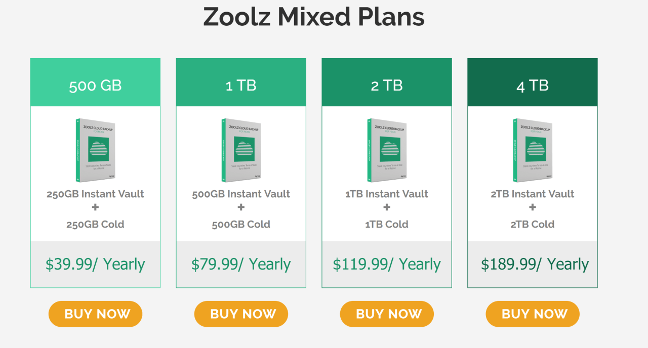 zoolz price zoolz price