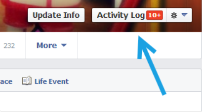 activity log -How to Untag Yourself on Facebook 