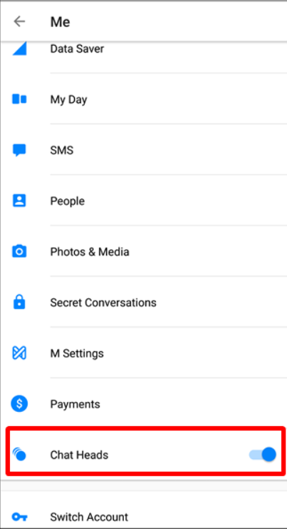 How to Turn Off Chat Heads in the Facebook Messenger App 2022