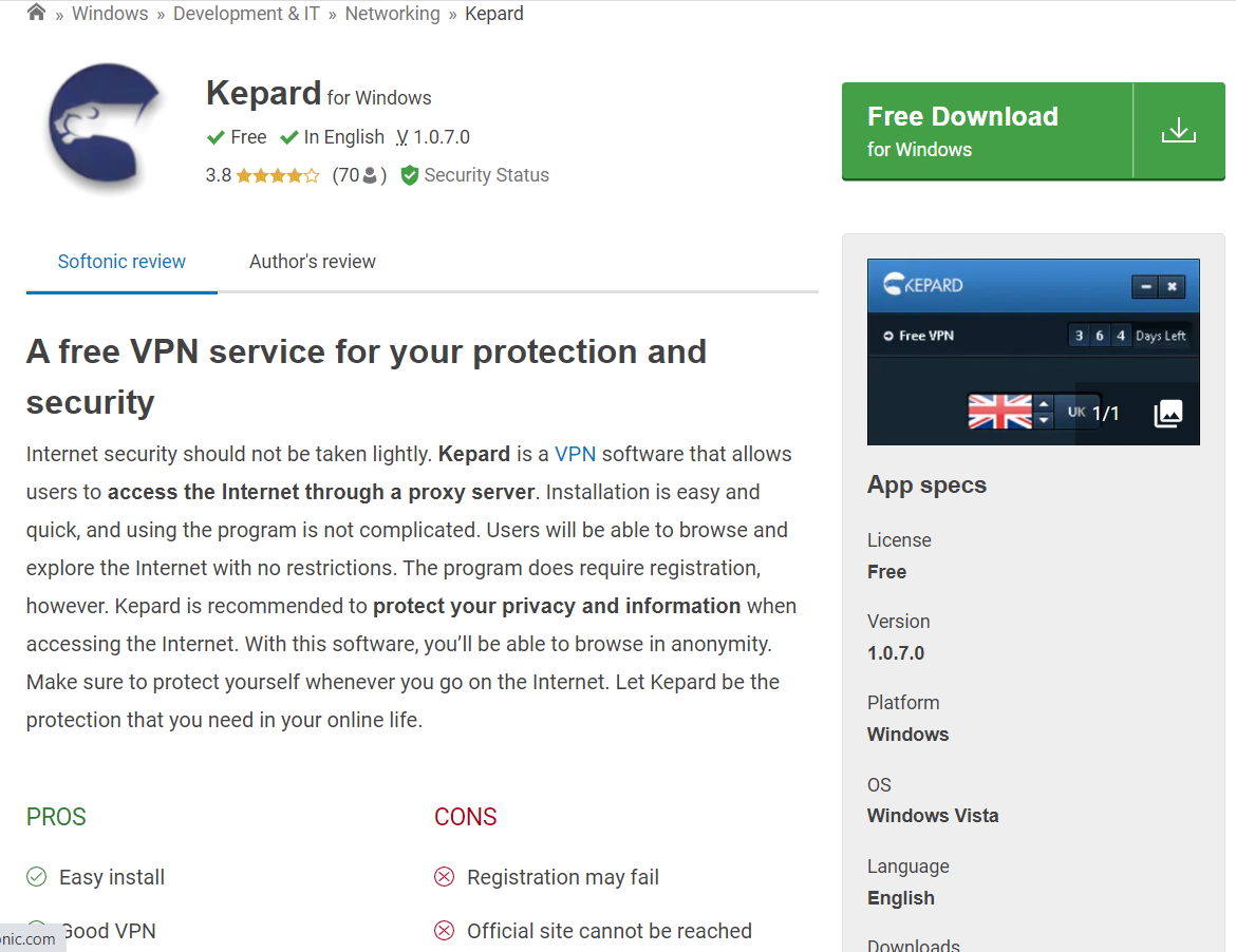 kepard - - VPN Account Giveaway