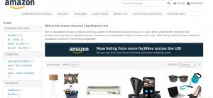 Amazon Liquidation Auctions