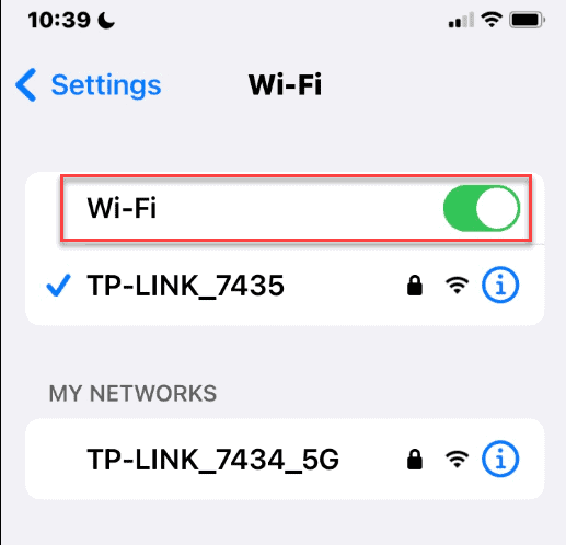 Wifi- Receiving the password on an iPhone