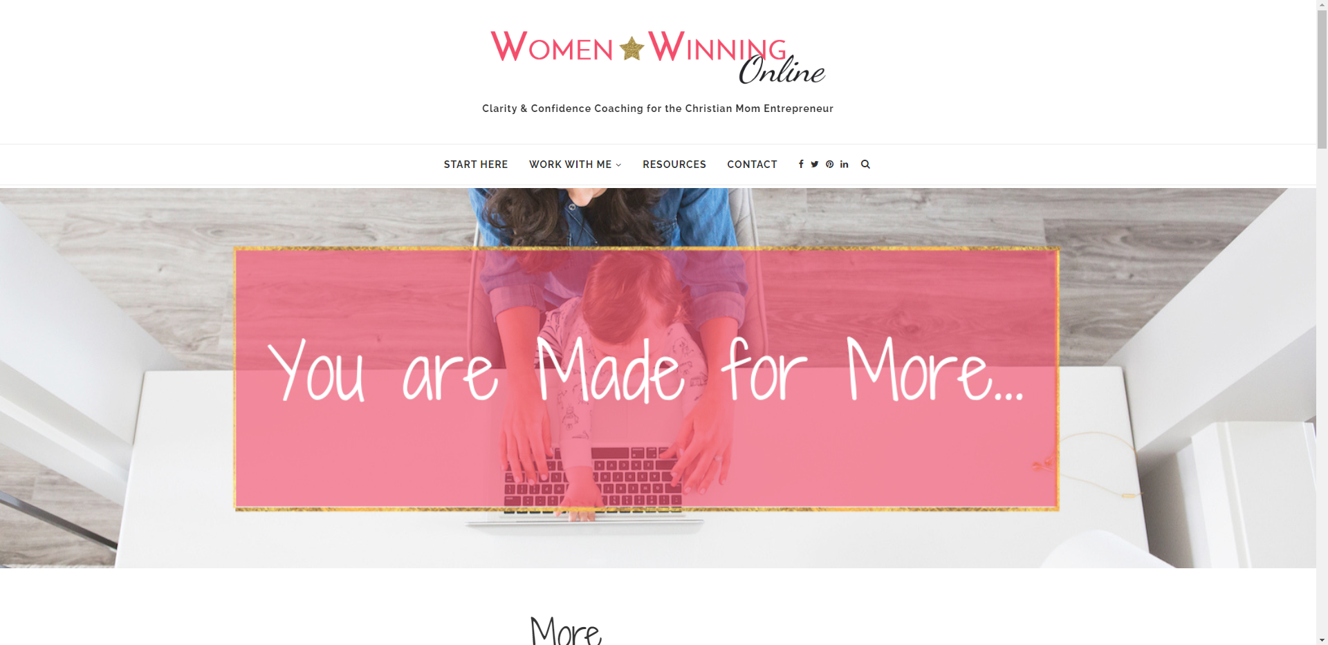 Women Winning Blog Dashboard