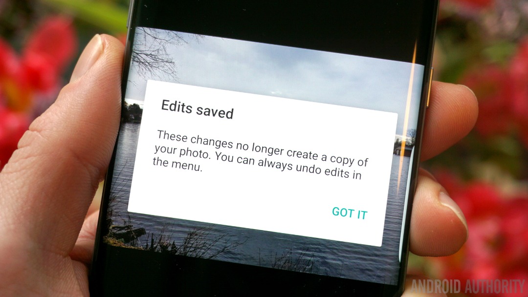 saving an edited photo in iphone