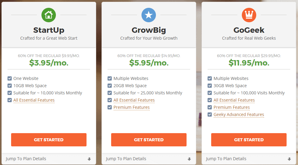 siteground pricing