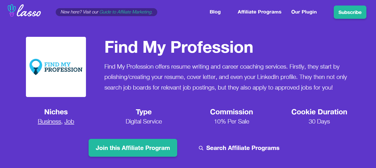 Find My Profession