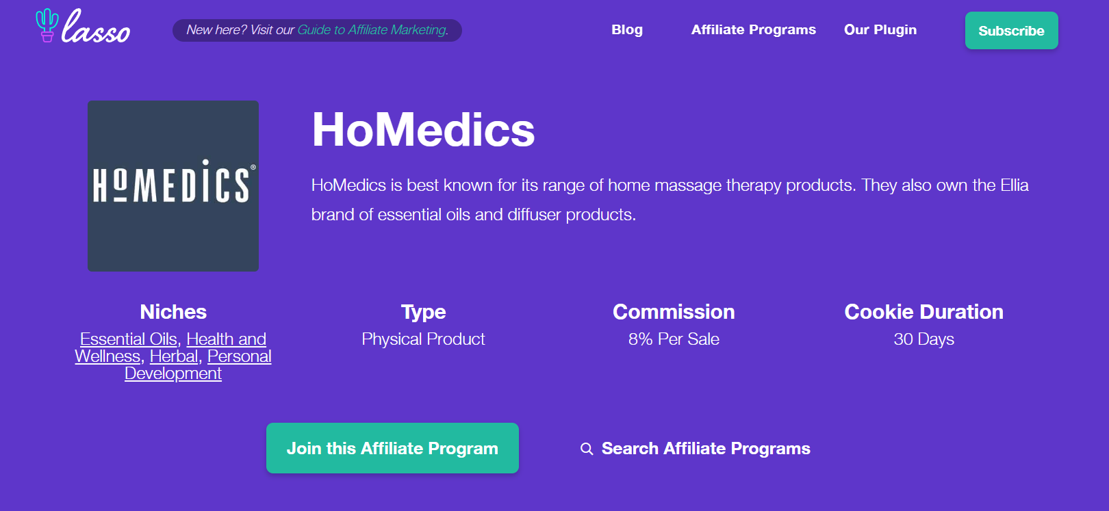 Homedics Affiliate