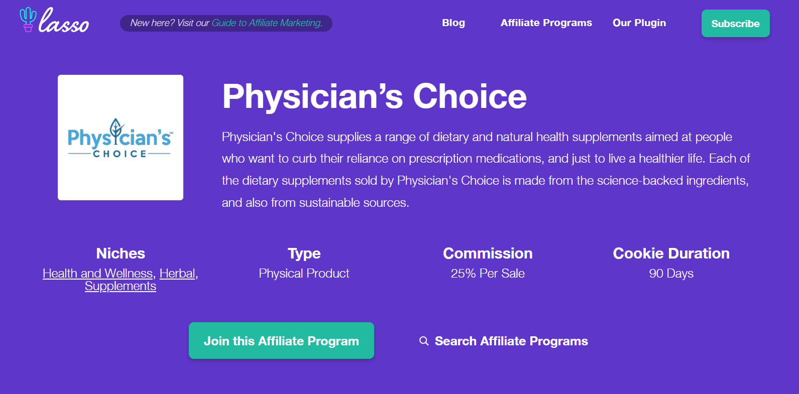Physicians Choice Health Affiliate