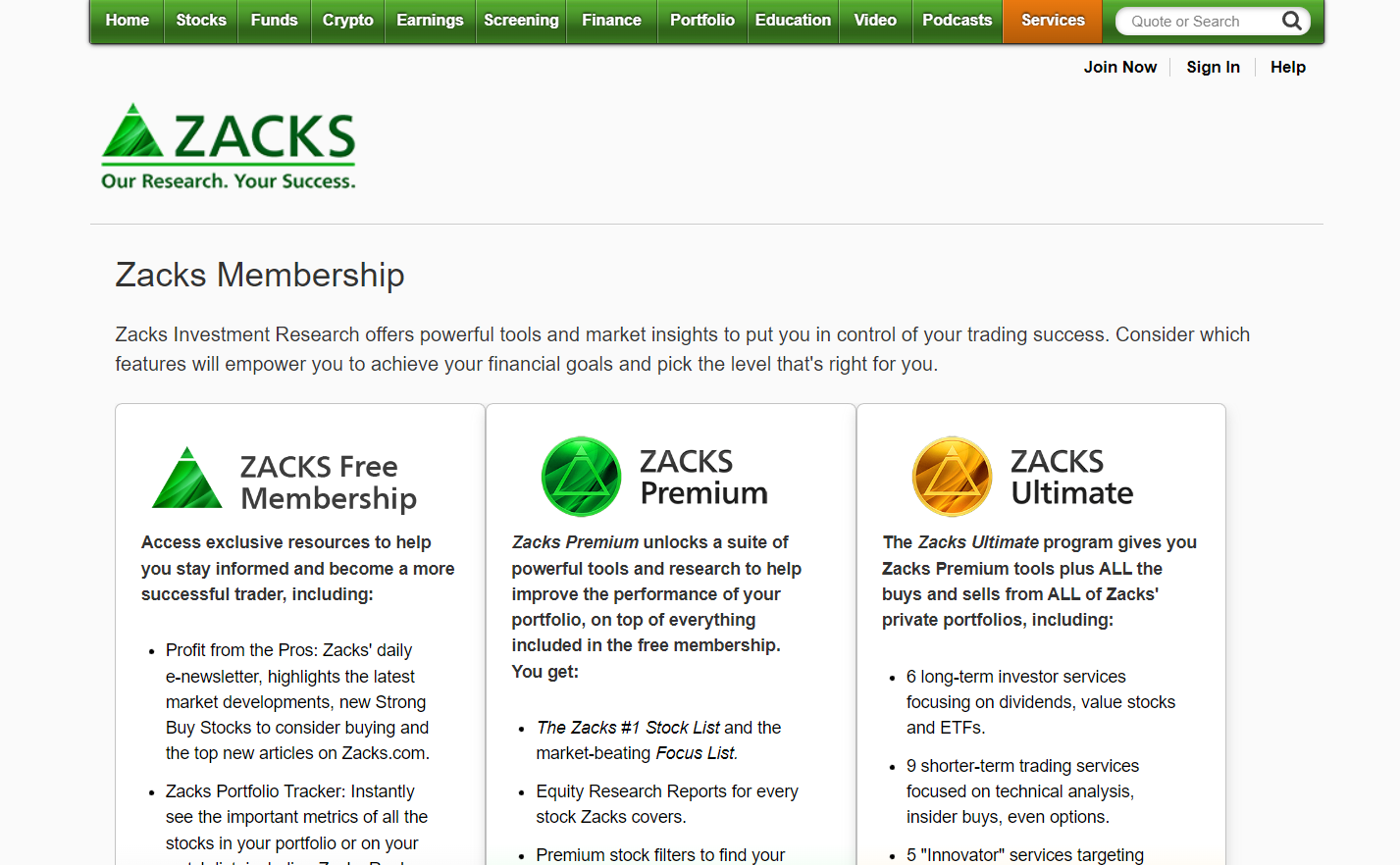 Trade Investing Zacks Affiliate Program