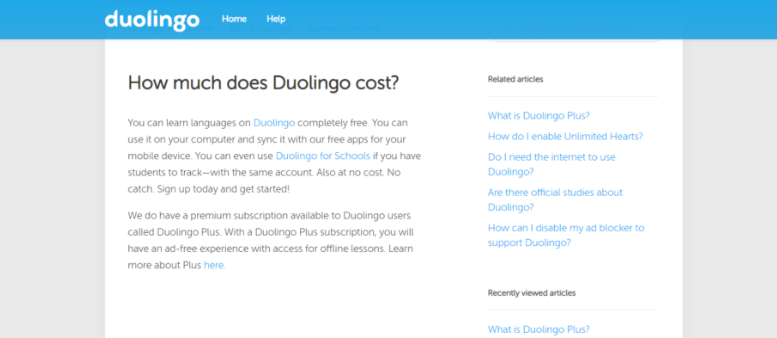 Duolingo Pricing