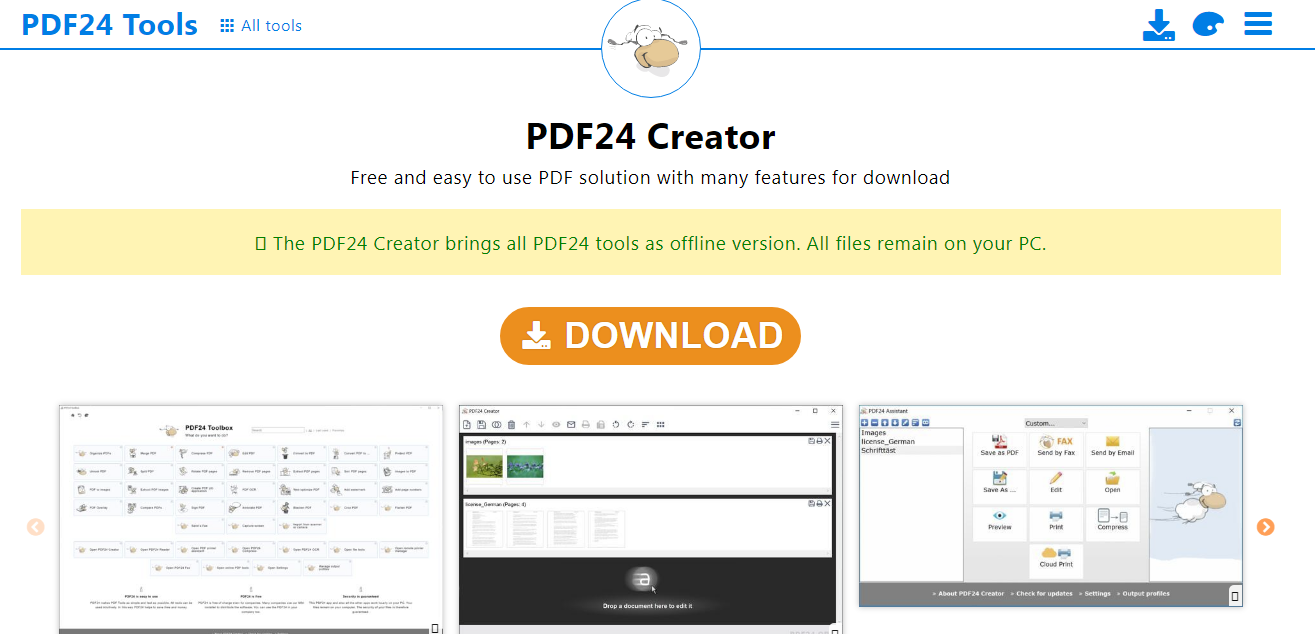 Free PDF Editors for Your Business Needs-PDF24 Creator Overview